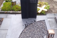 Ochtrup, Urnengrab Grabstein mit Laterne