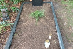 Warendorf, Katerkamp Grabstein mit Einfassung