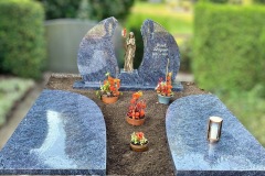 Wiedenbrueck-Doppelgrab-Orion-Granit-poliert-Ornament-Bronze-Madonna