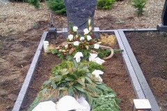 Versmold, Einzelgrab mit Orionstele Kreuzornament