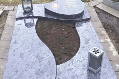 Lienen, Urnengrabanlage, pflegeleichte Grabgestaltung, mit individuellem Ornament