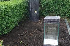 Werl_Büderich, Grabstein individuell Bücher Granit