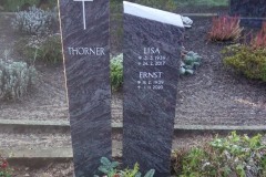 Grabstein zweiteilig Granit