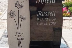 Erwitte, Urnengrab, Urnenstein, Grabstein, ZWeiteiler, Ornament