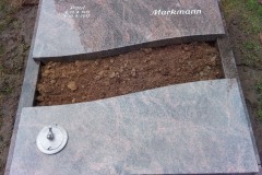 Hiltrup, Grabanlage, Einfassung, Abdeckplatte