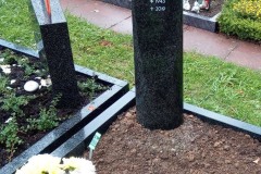 Kirchdornberg, Einzelstein, Urnenstein, Einfassung, Stele