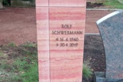 Laer, Grabstein, Einzelstein, Stele, Bronzeschrift