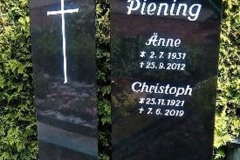 Lette, Oelde, Grabstein, Zweiteiler
