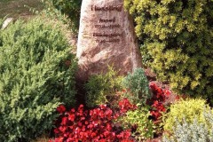 Münster, Grabstein, Einzelstein, Bronzeschrift