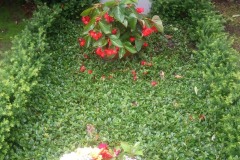 Sennefriedhof, Doppelgrab mit Ornament