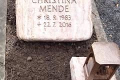 Everswinkel Liegestein Bronzeschrift Laterne auf Sockel