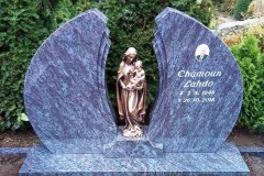 Delbrück, Breitstein, Flügelstein, Bronzemadonna, Porzellanbild