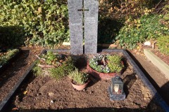 Rinkerode, Grabstein, Denkmal, Zweiteiler, Stelen, Einfassung, Grableuchte