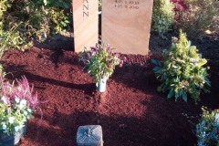Vorhelm, Ahlen, Grabstein, Denkmal, Zweiteiler, Sandstein, Stele, Grableuchte