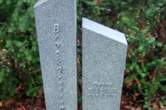 Wiedenbrück, Denkmal, Zweiteiler, Aluschrift