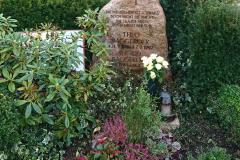 Warendorf, Felsen, Bronzeschrift, Laterne