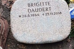 Steinhagen, Grabstein liegend (2)