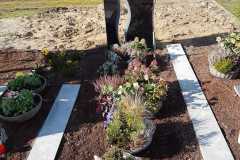 Wiedenbrück, Grabstein zweiteilig mit Ornament