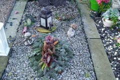 Wiedenbrück, Erdreihengrab mit Ornament