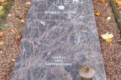 Brakel-Grabstein-Urneneinzelgrab-Poliert-Bronze-Grableuchte-Schrift-und-Spruch-vertieft-eingearbeitet