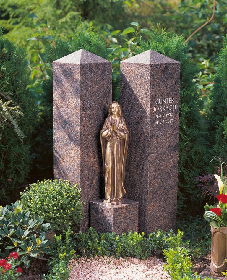 Bronze Madonna Fur Grabstein
